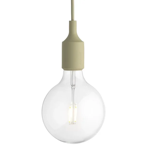 New Muuto E27 Light, Beige Green, LED