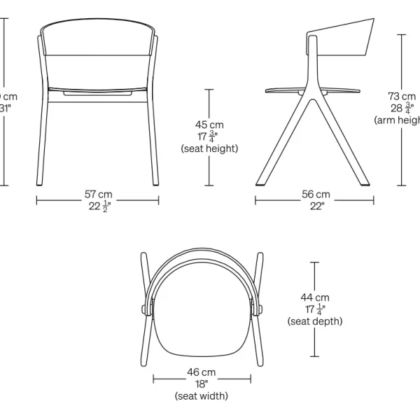 Store Edits Circus Wood Chair, Green