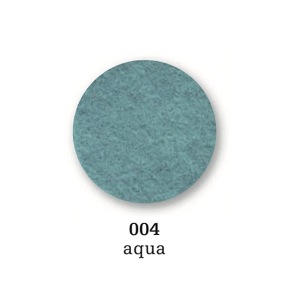 Cheap parkhaus Felt coaster round, 10cm, aqua blue