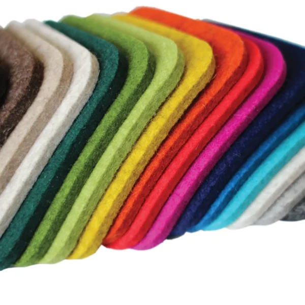 Best parkhaus Felt coaster 11x11cm, coralle