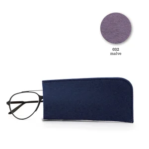 New parkhaus Felt eye glass case, 18x9cm, malve