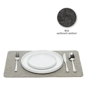 Best parkhaus Felt Placemat, 30x45cm, anthracite