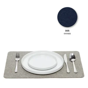 Best parkhaus Felt placemat, 30x45cm, Ocean