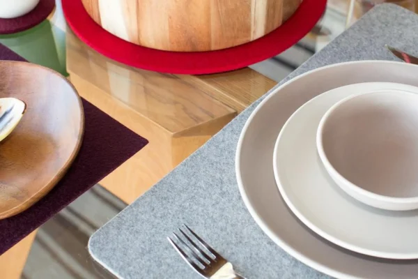 Best parkhaus Felt placemat, 30x45cm, Ocean