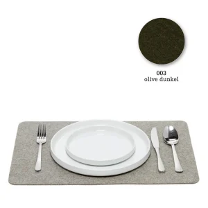 Cheap parkhaus Felt Placemat, 30x45cm, olive dunkel