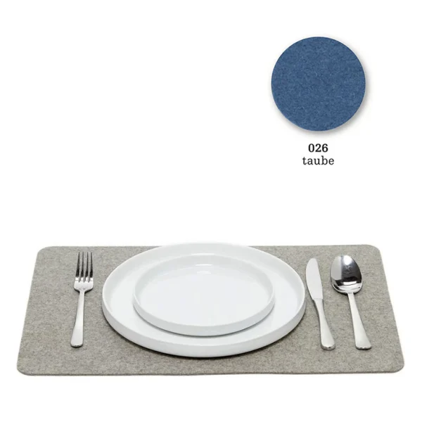 Flash Sale parkhaus Felt Placemat, 30x45cm, taube blue