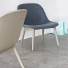 Flash Sale Muuto Fiber Lounge Chair, Wood Base,Ochre Seat/Oak Base