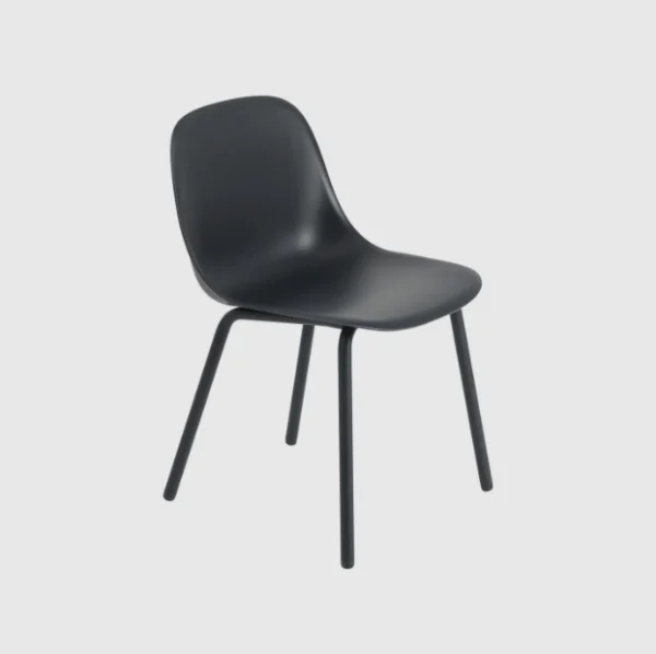 Discount Muuto Fiber Outdoor side chair, black