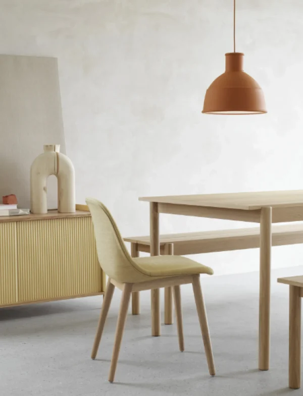 Store Muuto Fiber Side Chair, Ochre Seat/Oak base
