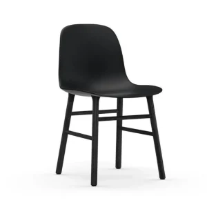 New Normann-Copenhagen Form Chair Black, Black Lacquered Oak Legs