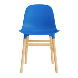 Cheap Normann-Copenhagen Form Chair, Bright Blue/Oak Legs