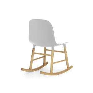 Fashion Normann-Copenhagen Form Rocking Chair, White/Oak