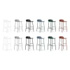 New Normann-Copenhagen Form Stool 65 cm Grey/Grey metal base