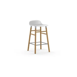 Clearance Normann-Copenhagen Form Stool 65cm, White/Oak