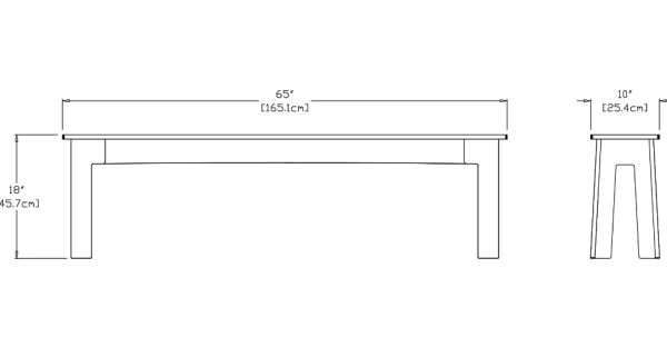 Discount Loll Designs Fresh Air Bench, 65