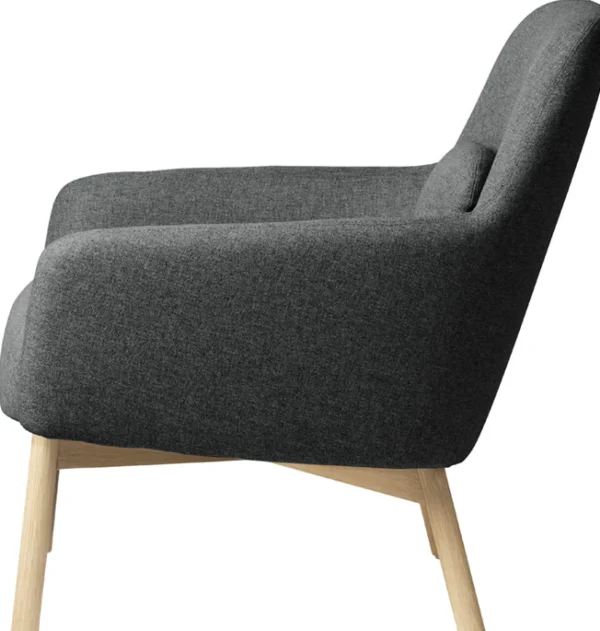 Cheap FDB Moebler Gesla L33 Armchair, light grey wool