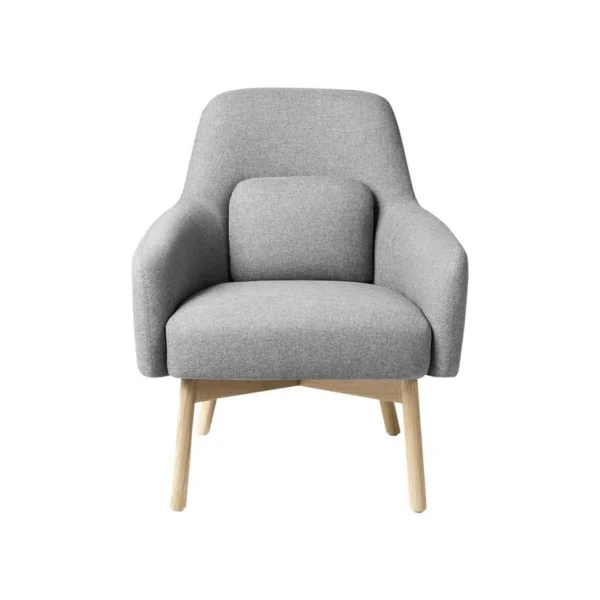 Cheap FDB Moebler Gesla L33 Armchair, light grey wool