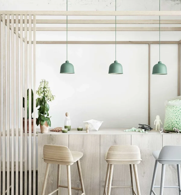 Shop Muuto Grain Pendant Light, Dusty Green