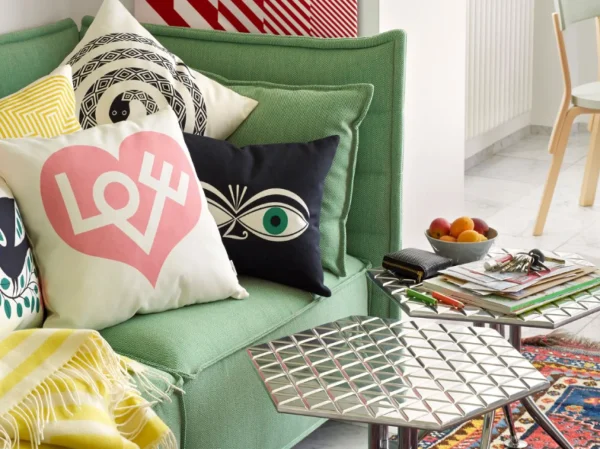 Outlet Vitra Graphic Print Pillows Eyes