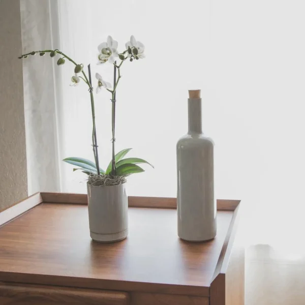 Outlet Hasami Porcelain Bottle, Gloss Grey