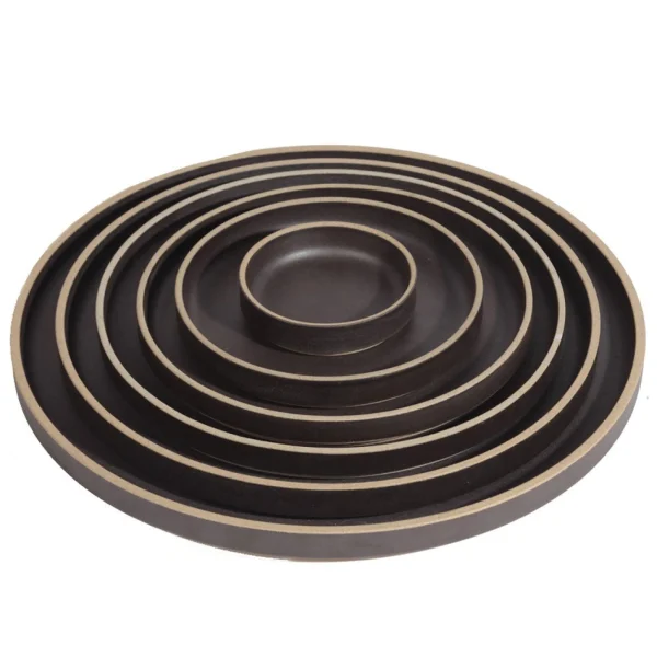Sale Hasami Porcelain Plate, 8.6” Black
