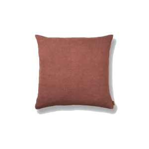 Cheap Ferm Living Heavy Linen Cushion, Berry Red