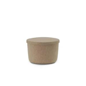 Clearance Normann-Copenhagen Hide Storage Pouf Small, Sand