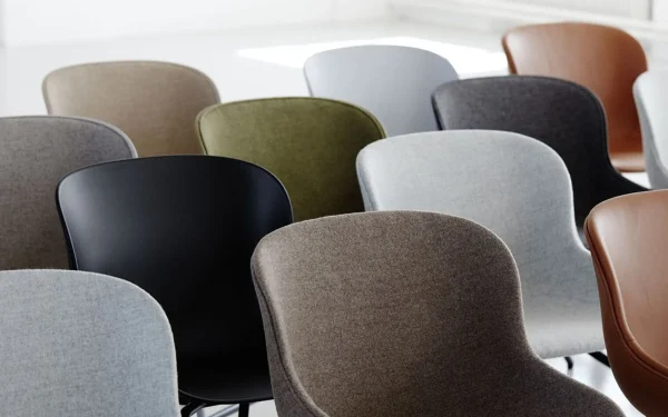 Store Normann-Copenhagen Hyg Chair Front Upholstery Steel Grey/Synergy
