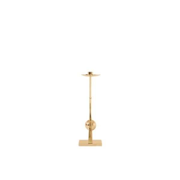 Clearance Audo Interconnect Candle Holder, Brass