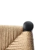 Fashion FDB Moebler J164 counter stool, black/nature. 67cm.