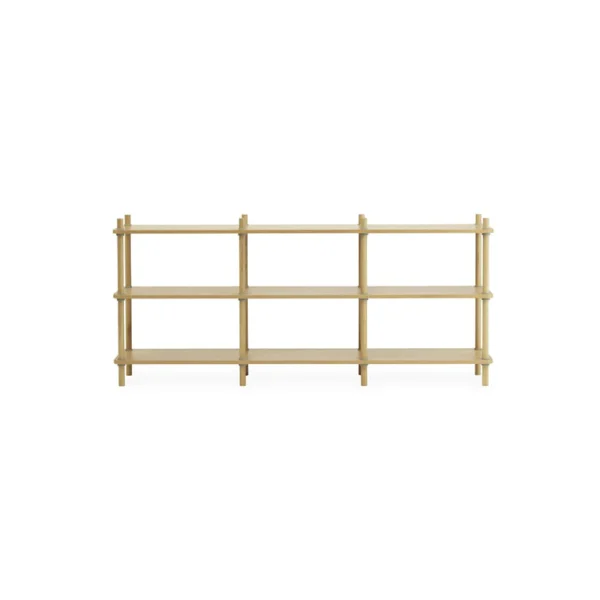 Discount Normann-Copenhagen Jam Bookcase 8 poles, Oak/Grey