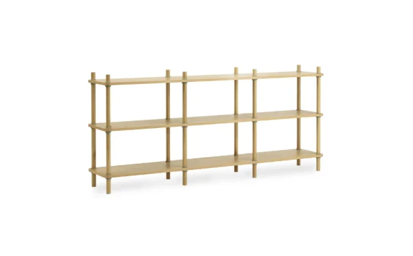 Discount Normann-Copenhagen Jam Bookcase 8 poles, Oak/Grey