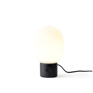 Hot Audo JWDA Table Lamp, Metallic Black/ Matte Shade