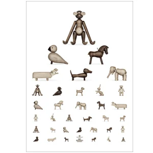 Cheap Kay Bojesen Eyechart Poster, Unframed