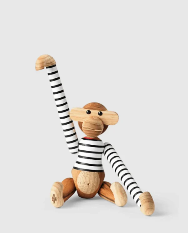 Cheap Kay Bojesen Monkey, Small White Black x Mads Norgaard