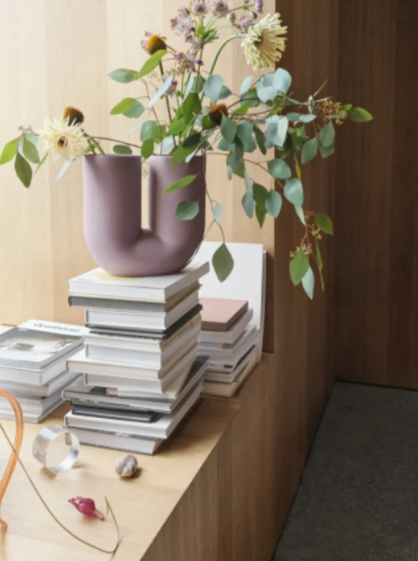 New Muuto Kink Vase, Dusty Lilac