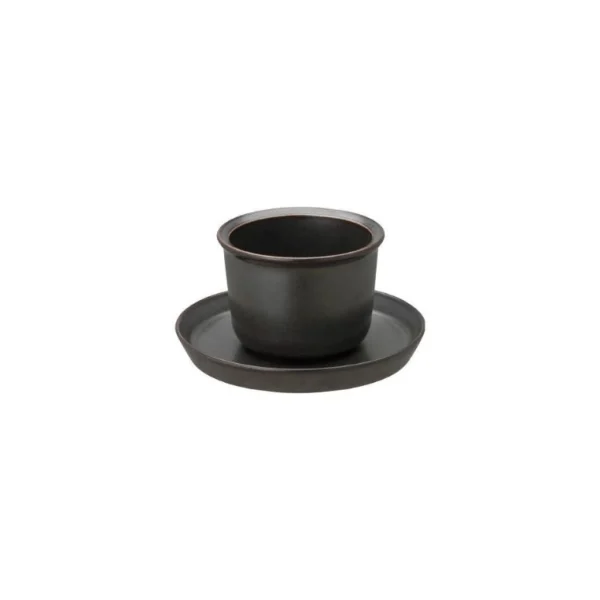 Store KINTO LT Cup & Saucer 160ml, Black