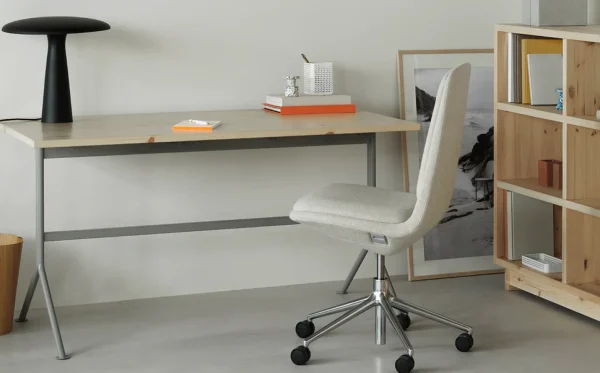 Best Sale Normann-Copenhagen Kip Desk Black Legs, Pine Top