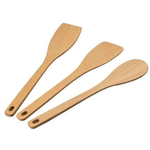 Cheap Alessi Kitchen Spoons Set of 3, wood