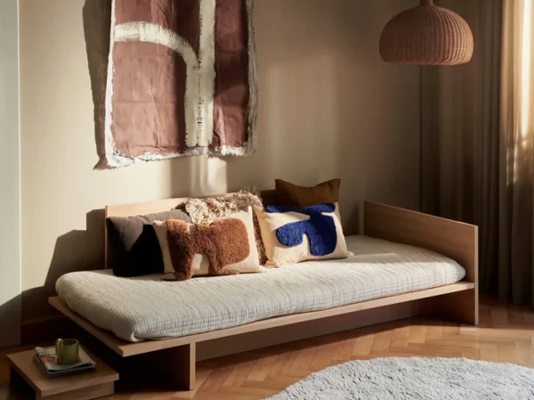 Fashion Ferm Living Kona Bed, Natural Oak Vaneer