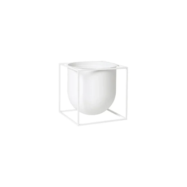 Sale ByLassen Copenhagen Kubus Flowerpot 10, White