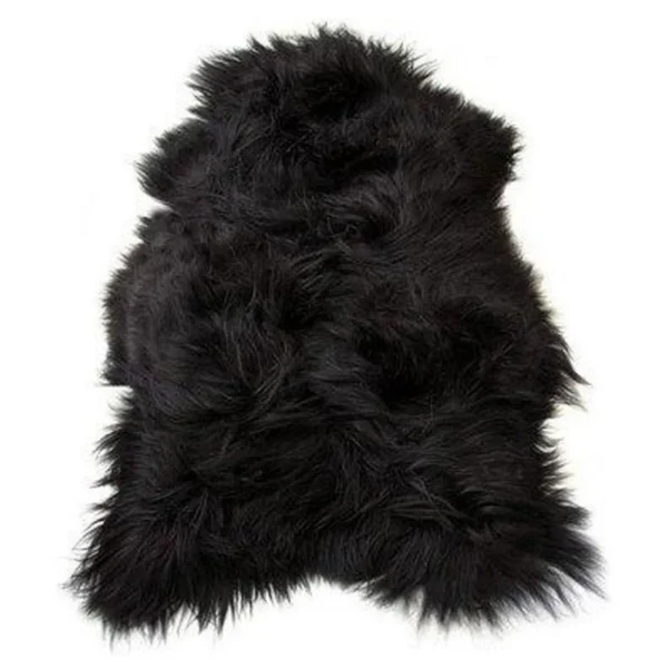 Cheap Black Sheep White Light Large Black Icelandic Sheepskin