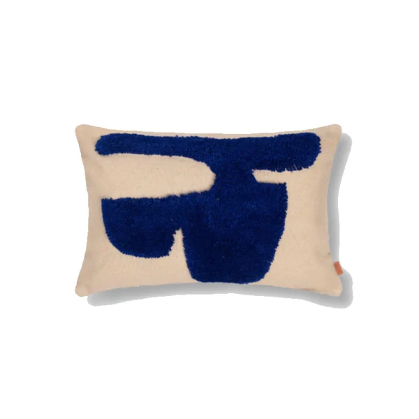 Flash Sale Ferm Living Lay Cushion, Rectangle, Sand/Blue