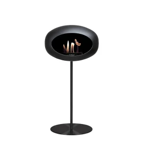 Flash Sale le feu Ground Steel High, Black Bowl, Black Pole/Black Base 80 cm