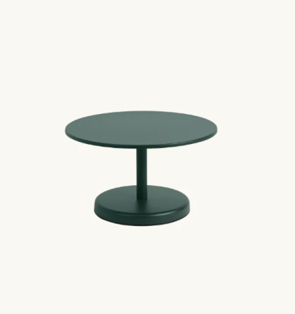 Outlet Muuto Linear large coffee table, dark green 27 x 15