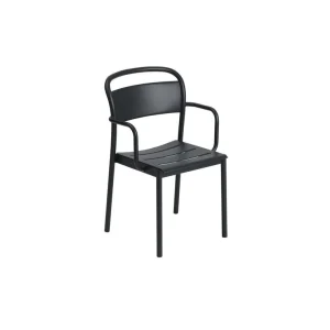 Flash Sale Muuto Linear Steel Arm Chairs, Black