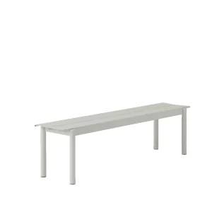 Best Sale Muuto Linear Steel Bench, Grey, 170cm