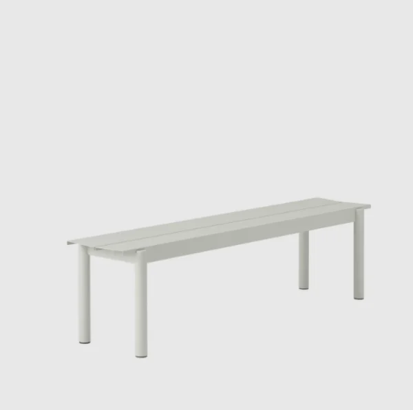 Best Sale Muuto Linear Steel Bench, Grey, 170cm