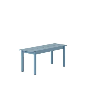 Best Sale Muuto Linear Steel Bench, Light Blue 110 cm