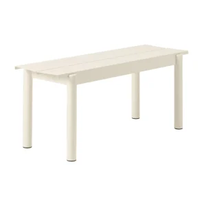 Outlet Muuto Linear Steel Bench, Off White, 110cm